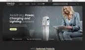 MOD National Lighting website screenshot 1