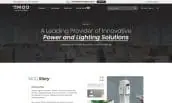 MOD National Lighting website screenshot 2